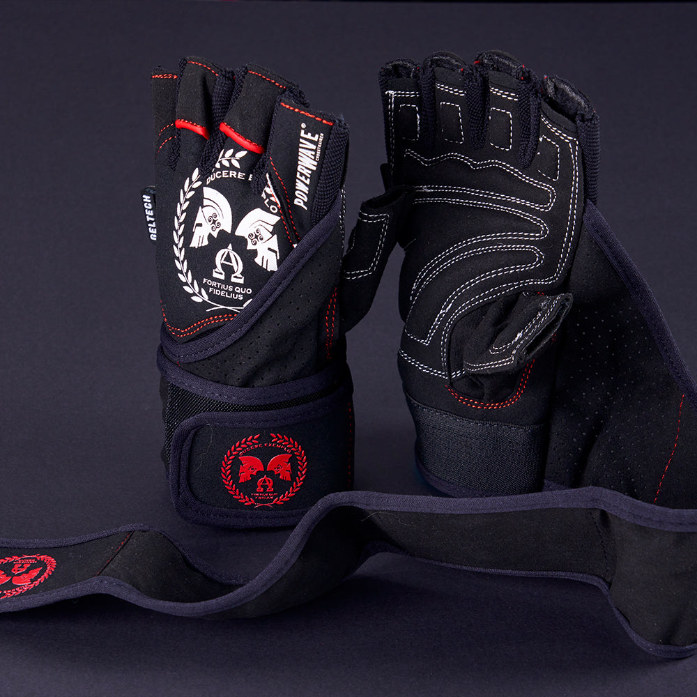 Cross-Training Exercise Gloves Enhanced Grip Durability Red